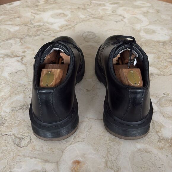 Dr. Martens Black Noir Leather Anti Slip Safety Shoes Air Wair Comfort Unisex - Picture 8 of 15